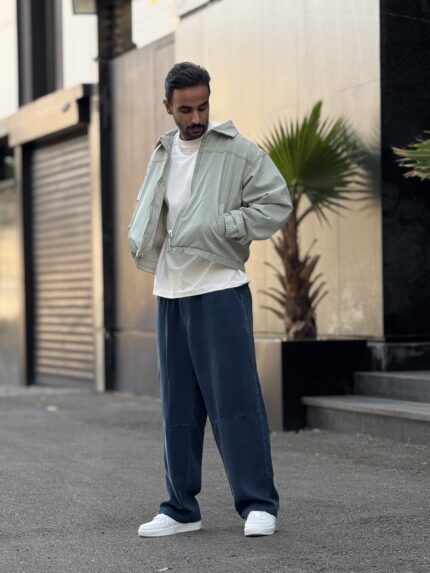 کت کتان باکسی سفید