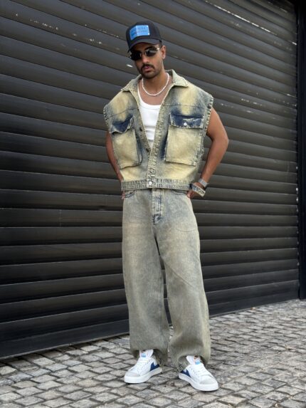 وست جین آبی روشن